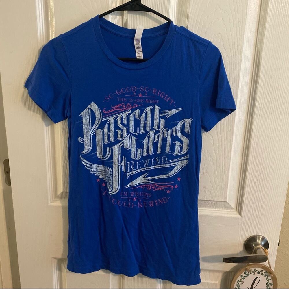 Rascal Flatts Rewind Tour Concert Band Tee Shirt 2014 Size Medium
